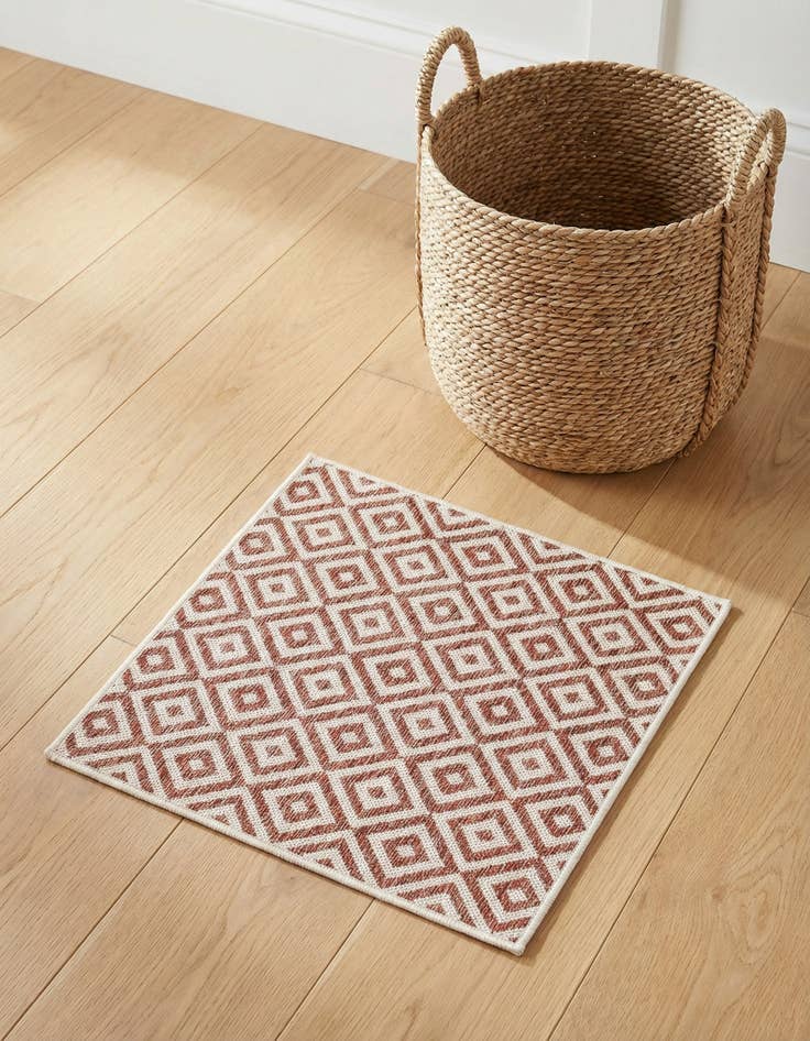 Detail image of 1' 4 x 1' 4 Washable Jill Zarin Costa Rica Indoor / Outdoor Sample Rug