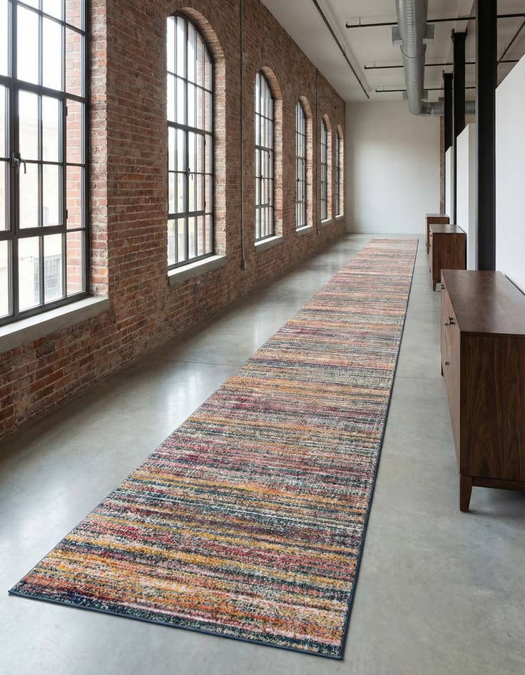 Detail image of 3' x 30' Gemstone Runner Rug