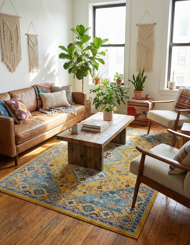 Detail image of 7' x 10' Kamala Washable Rug