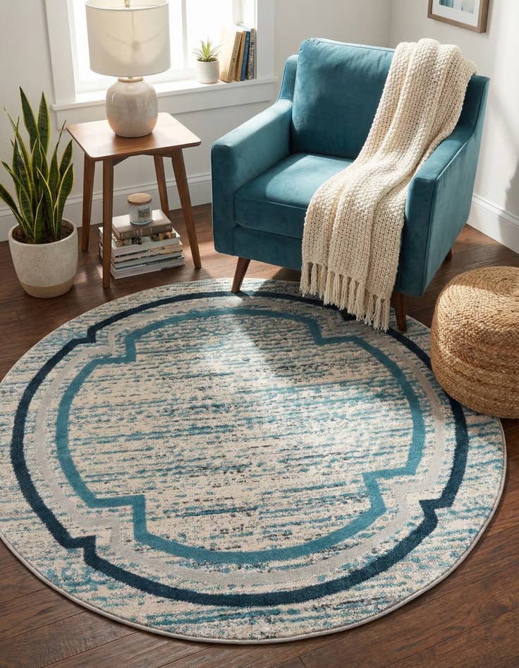 Detail image of 4' x 4' Oasis Round Rug