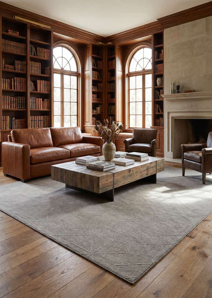 13' 1 x 18' 1 WoolCraft Geometric Rug