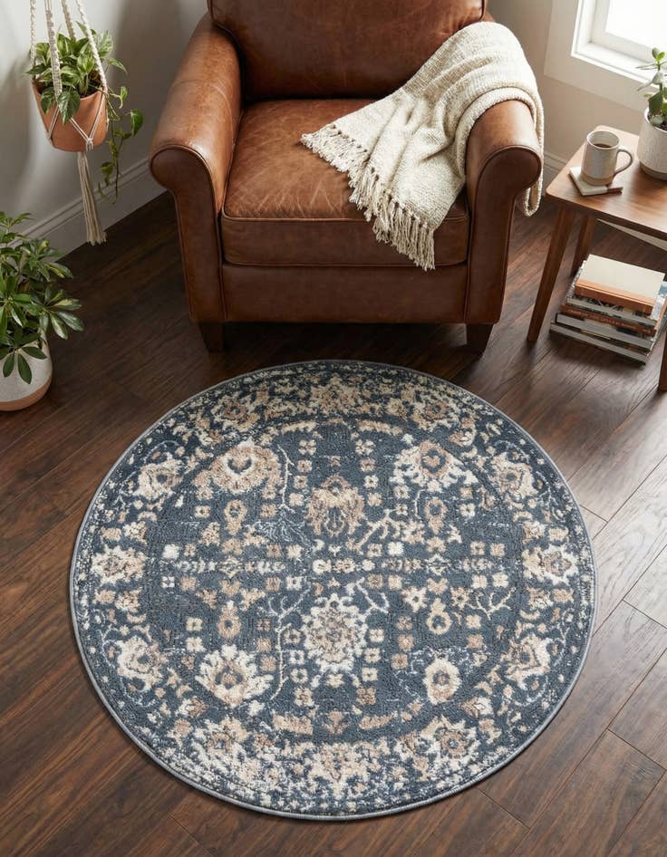 Detail image of  3' x 3' Oregon Round Rug