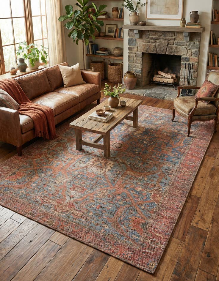 Detail image of 7' 10 x 10' Chenille Jute Rug