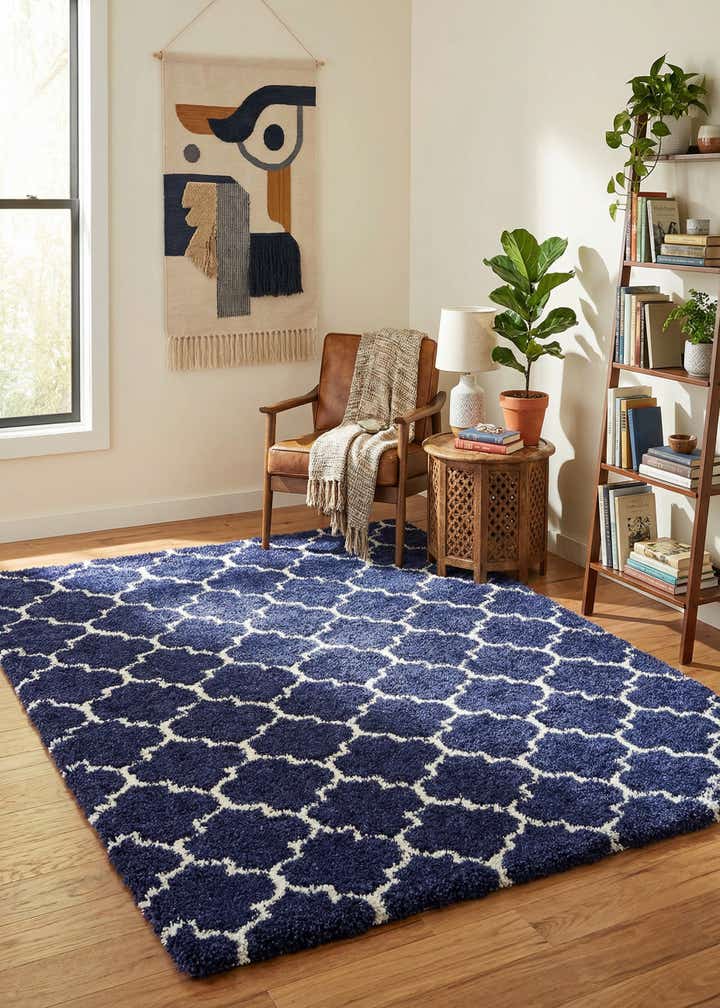 7' 10 x 10' Moroccan Shag Rug