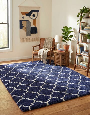 7' 10 x 10' Moroccan Shag Rug