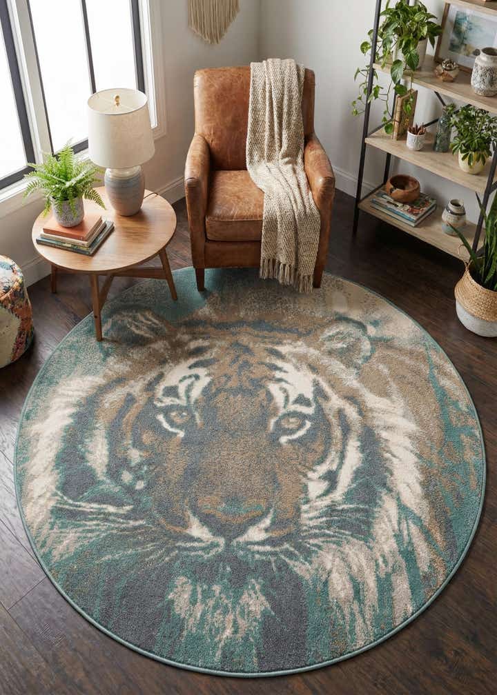 5' x 5' Savannah Round Rug