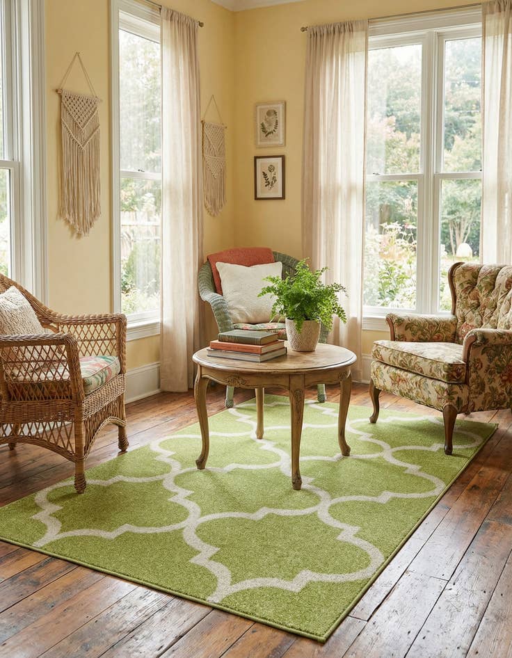 Detail image of 3' 3 x 5' 3 Trellis Rug