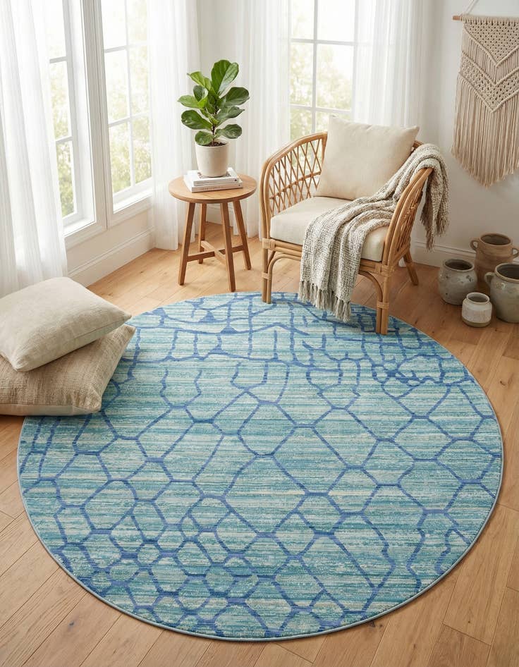 Detail image of 6' x 6' Alexis Round Rug