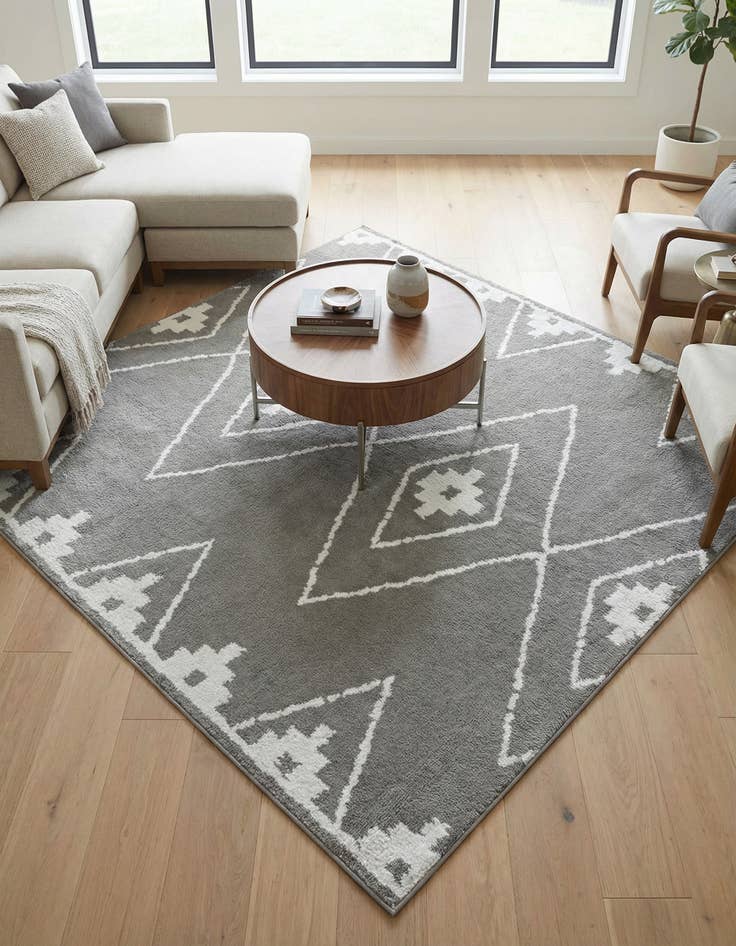 Detail image of  7' 10 x 7' 10 Oslo Square Rug