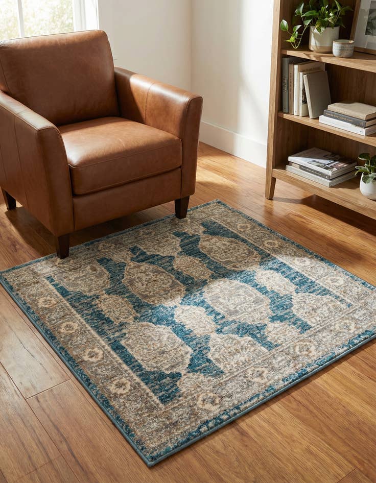 Detail image of 3' 3 x 3' 3 Lola Square Rug