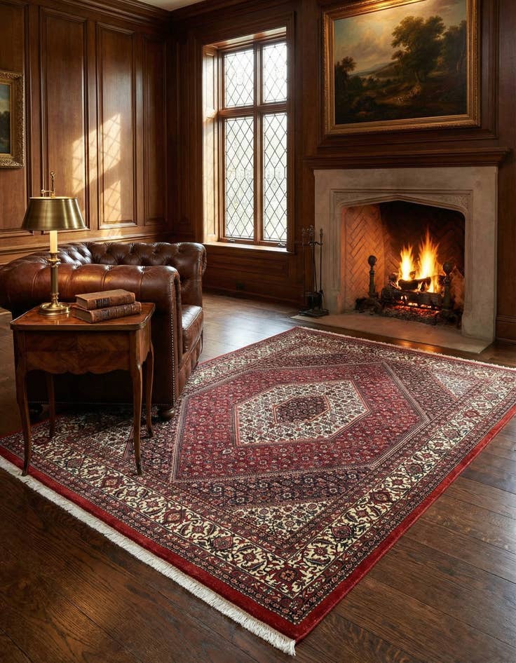 Detail image of 4' 10 x 6' 11 Bidjar Rug