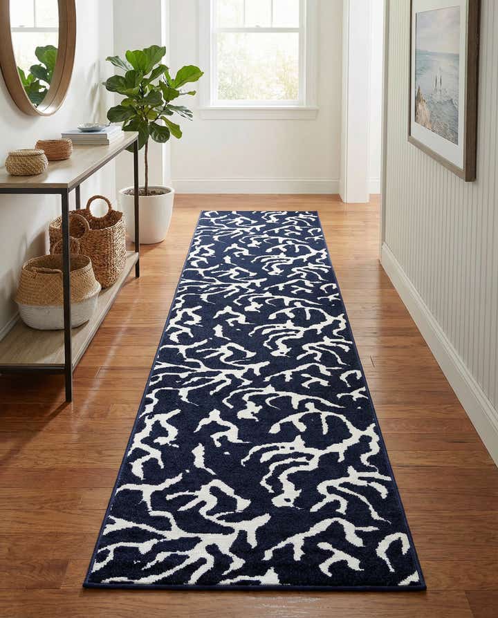 2' 7 x 12' Easy-Clean Sabrina Soto Indoor / Outdoor Runner Rug