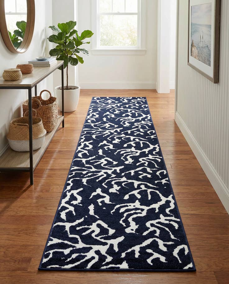 Detail image of 2' 7 x 12' Easy-Clean Sabrina Soto Indoor / Outdoor Runner Rug