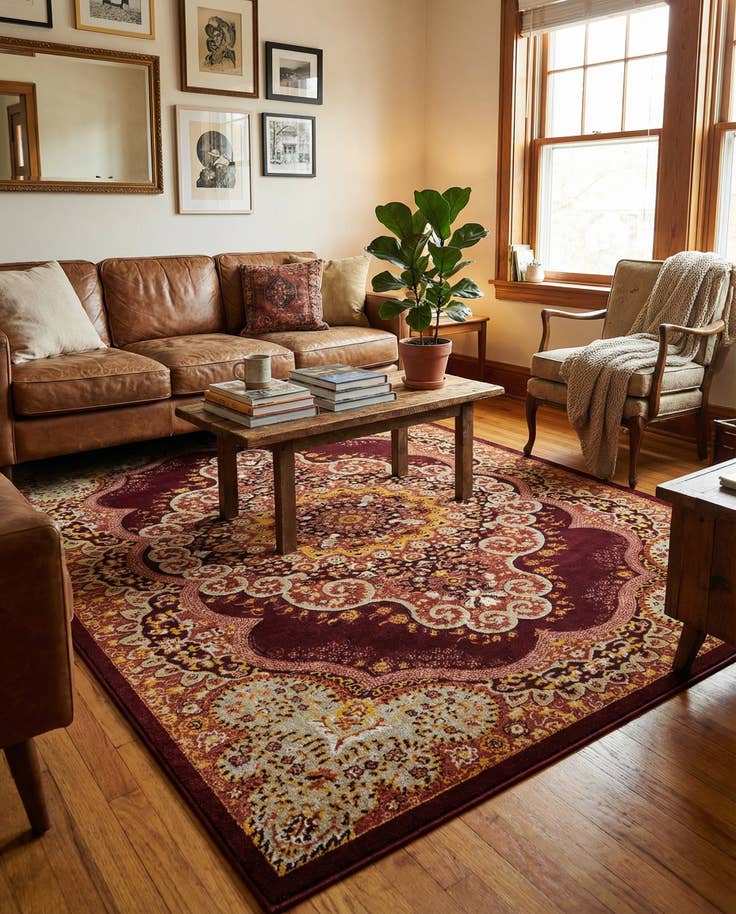 Detail image of 7' x 10' Kamala Washable Rug