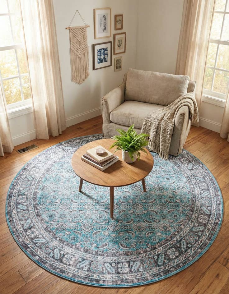 Detail image of 7' 7 x 7' 7 Timeless Round Rug