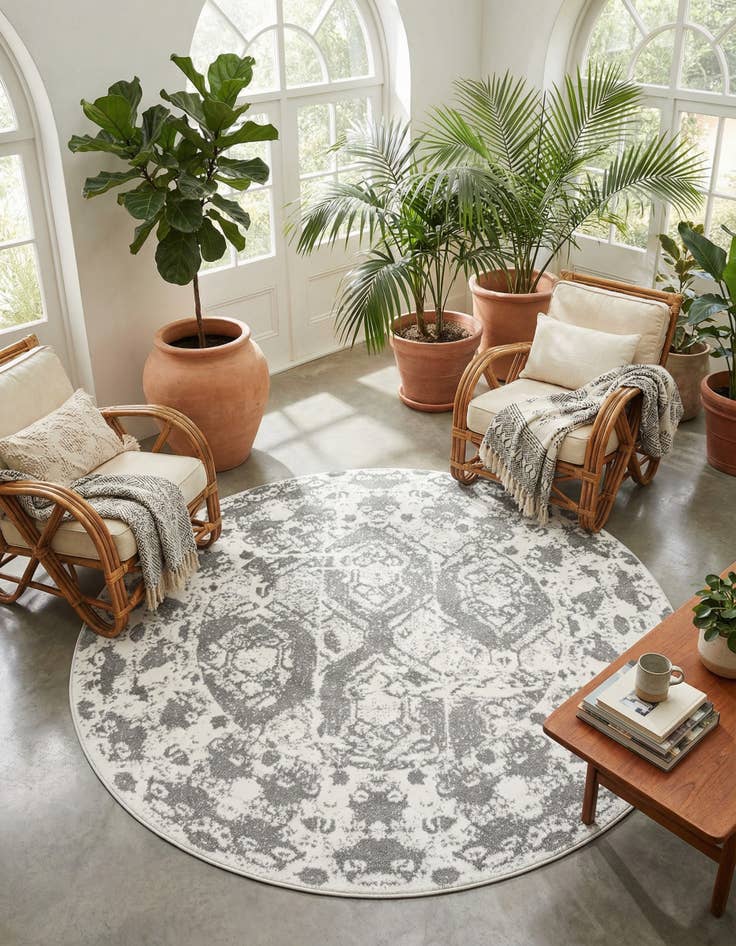 Detail image of 8' x 8' Veneto Round Rug