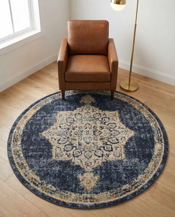 4' x 4' Eden Round Rug