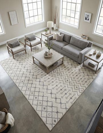 10' x 10' Moroccan Trellis Square Rug
