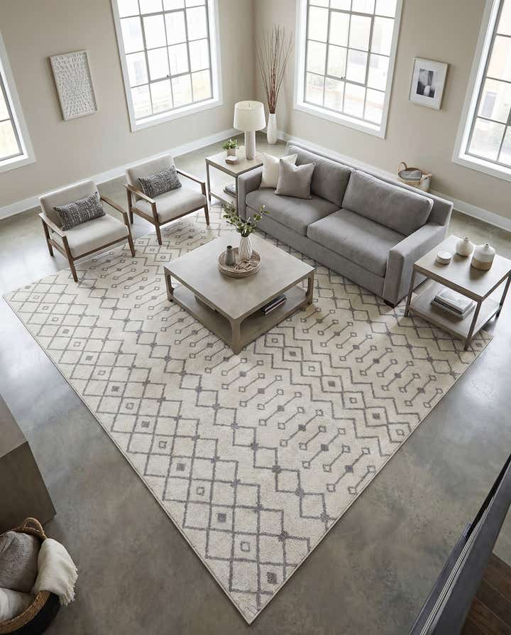 10' x 10' Moroccan Trellis Square Rug