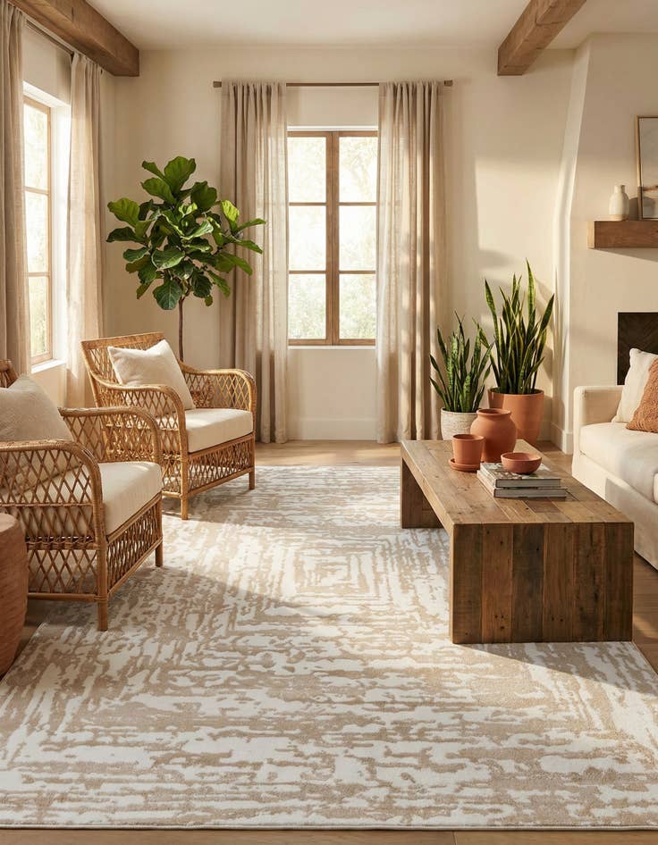 Detail image of 6' x 9' Hermitage Rug