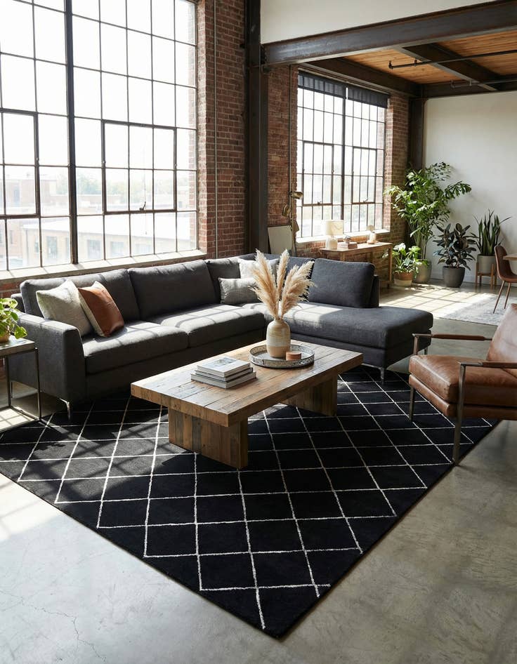 Detail image of 10' x 13' Vogue Geo Rug