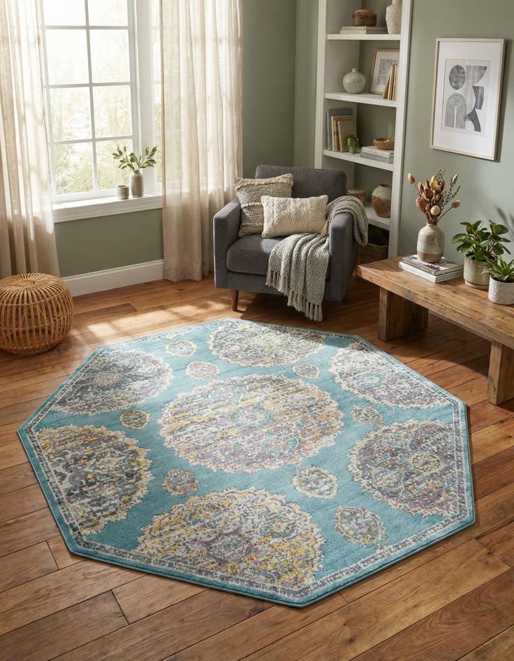 Detail image of 6' x 6' Paragon Octagon Rug