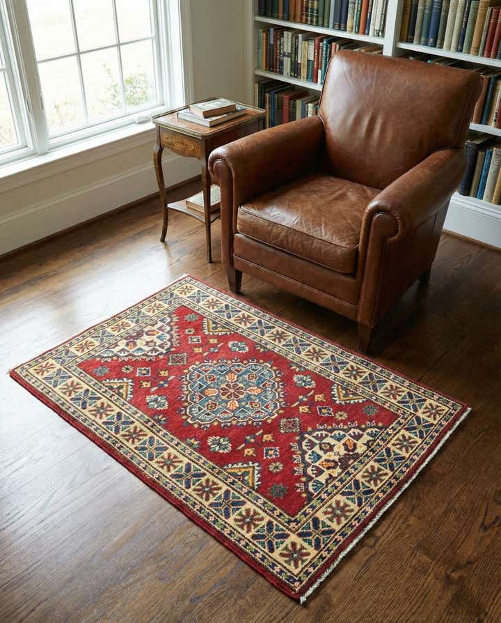 2' 8 x 3' 8 Hand Knotted Kazak Rug