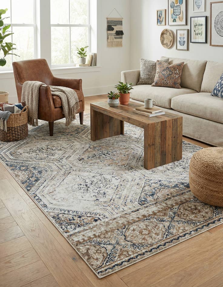 Detail image of 5' 3 x 8' Eliza Rug