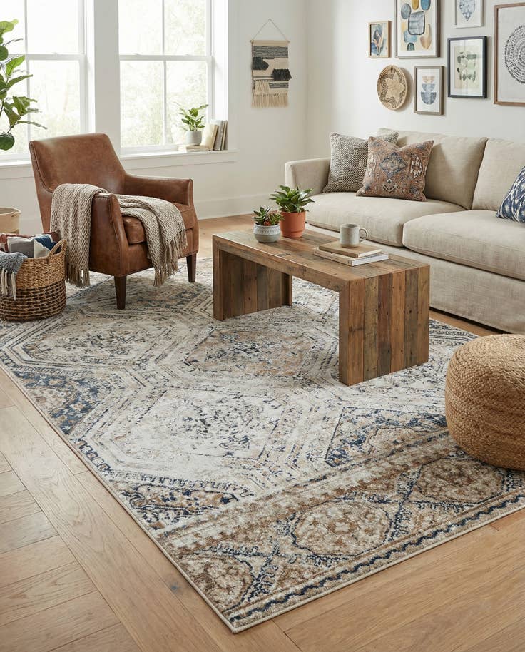 Detail image of 5' 3 x 8' Villa Rug
