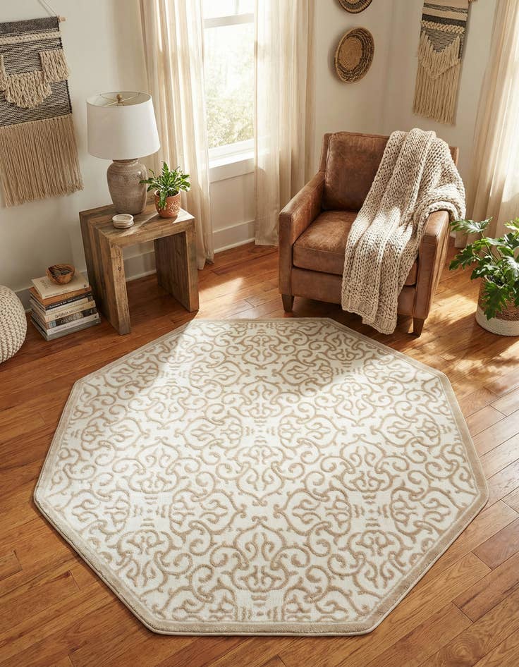 Detail image of 6' x 6' Himalaya Octagon Rug