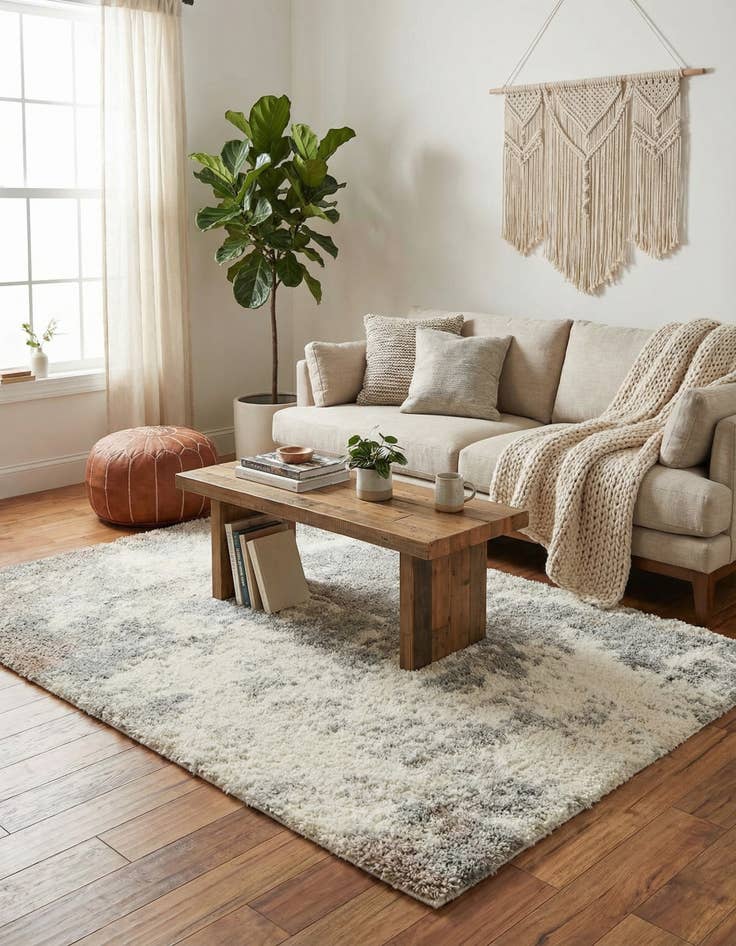 Detail image of 4' x 6' Soft Touch Shag Rug