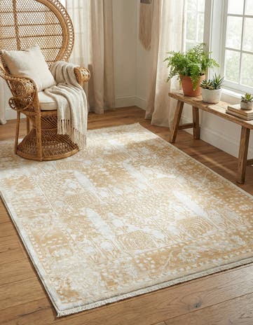 4' x 6' Nain Design Rug