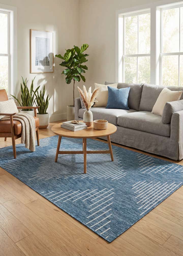 4' x 6' Easy-Clean Modern Indoor / Outdoor Rug