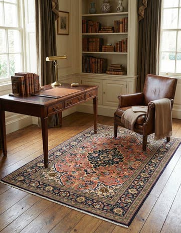 3' 7 x 5' 3 Kashan Rug