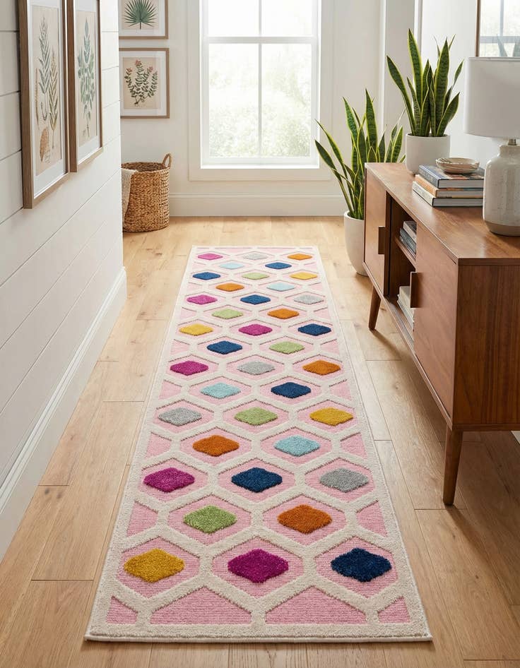 Detail image of 2' x 10' Easy-Clean Aruba Indoor / Outdoor Runner Rug