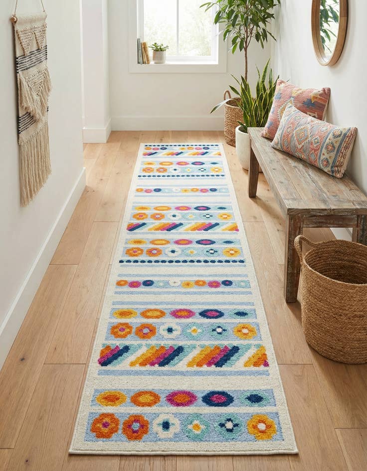 Detail image of 2' x 10' Easy-Clean Aruba Indoor / Outdoor Runner Rug