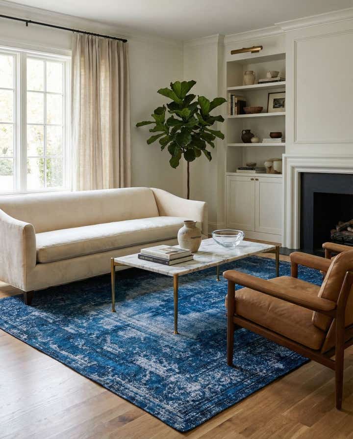 8' 8 x 11' 10 Hand Knotted Ultra Vintage Persian Wool Rug