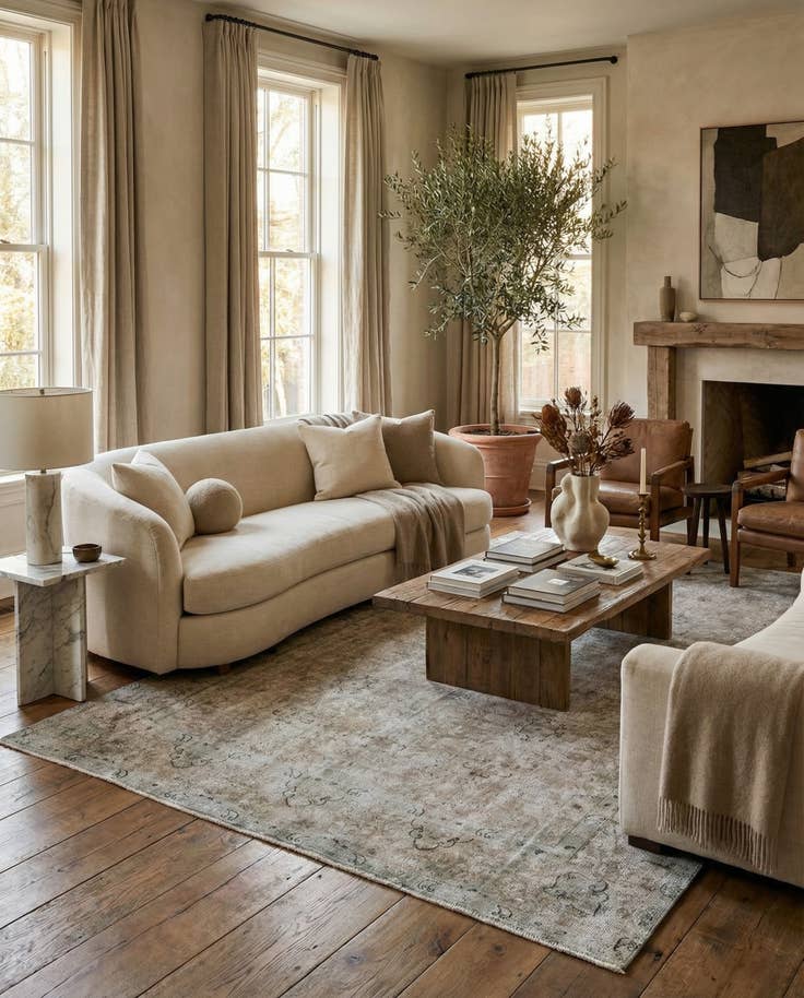 Detail image of 7' 7 x 11' Hand Knotted Ultra Vintage Persian Wool Rug