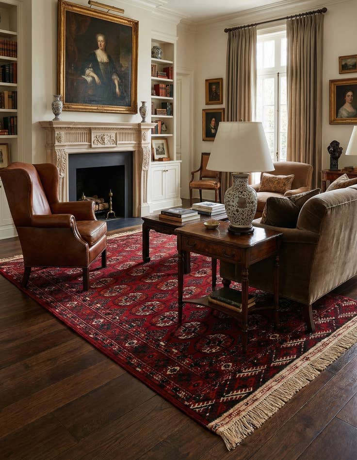 Detail image of 3' 11 x 6' Bokhara Rug