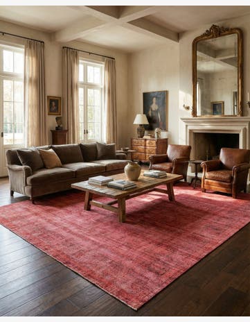 9' 8 x 12' 9 Hand Knotted Ultra Vintage Persian Wool Rug
