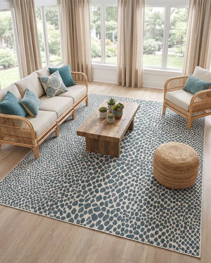 7' 10 x 10' Easy-Clean Jill Zarin Cape Town Indoor / Outdoor Rug
