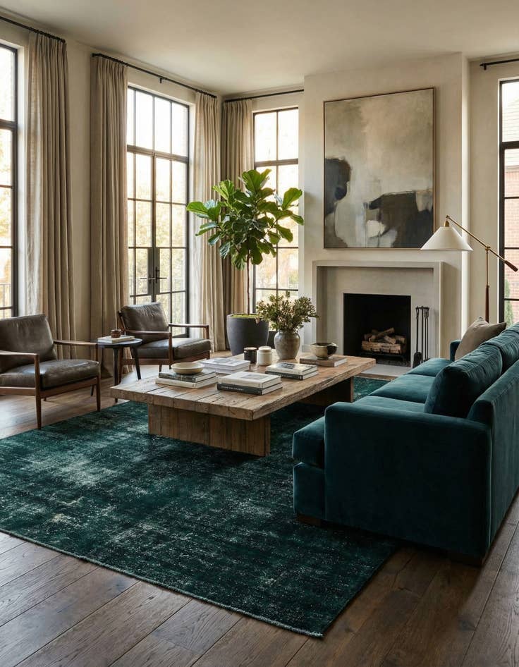 Detail image of 9' 1 x 12' 9  Hand Knotted Ultra Vintage Persian Wool Rug