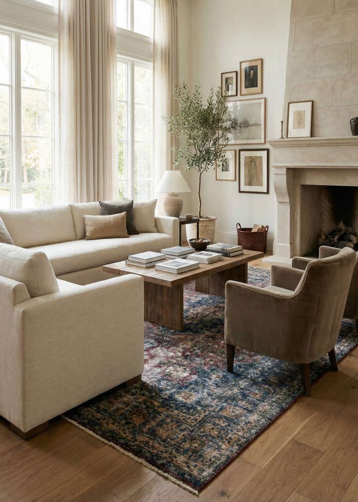 8' x 11' 1 Hand Knotted Ultra Vintage Persian Wool Rug