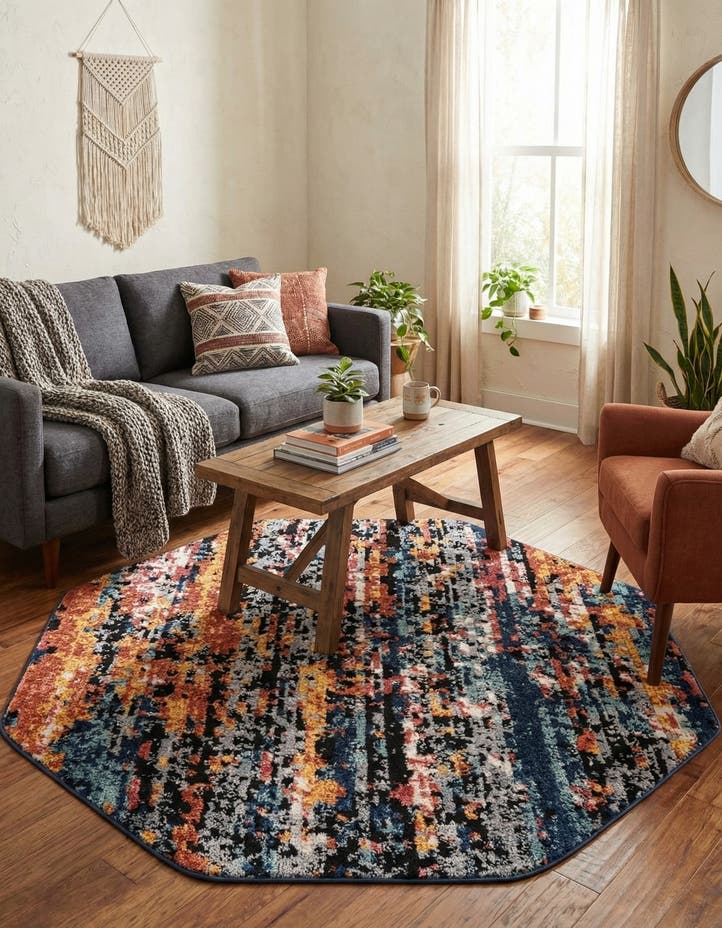 5' 3 x 5' 3 Tagine Octagon Rug
