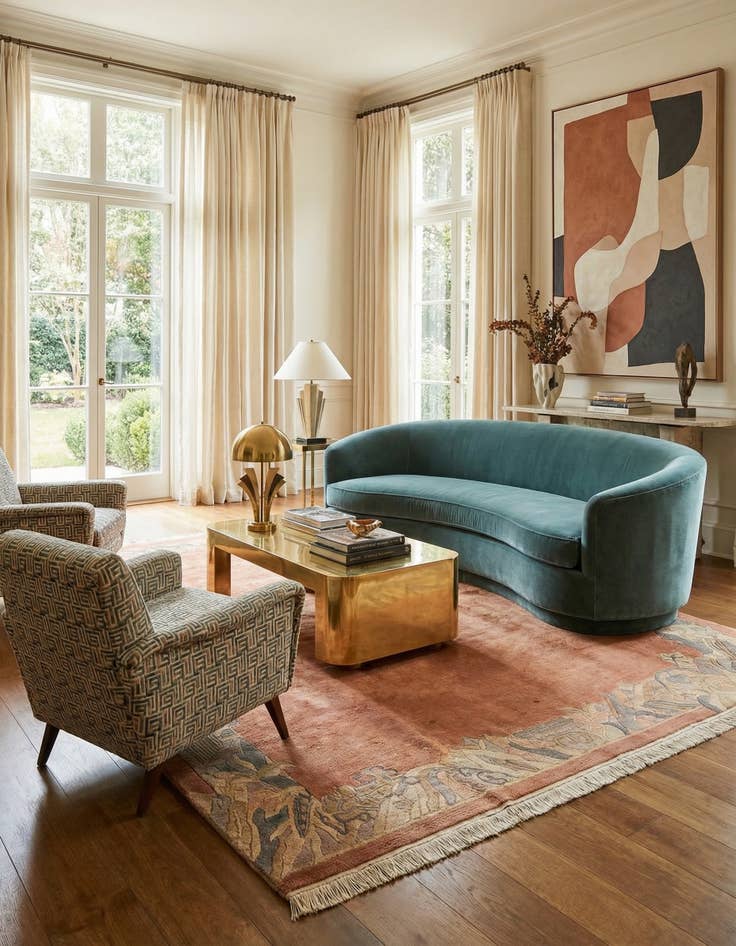 Detail image of 6' 9 x 8' 1  Hand Knotted Tibet Wool Rug