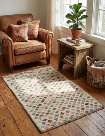 2' 10 x 4' 7 Hand Knotted Balouch Wool Rug