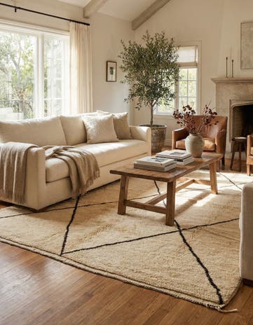 6' 3 x 8' 10 Berber Rug