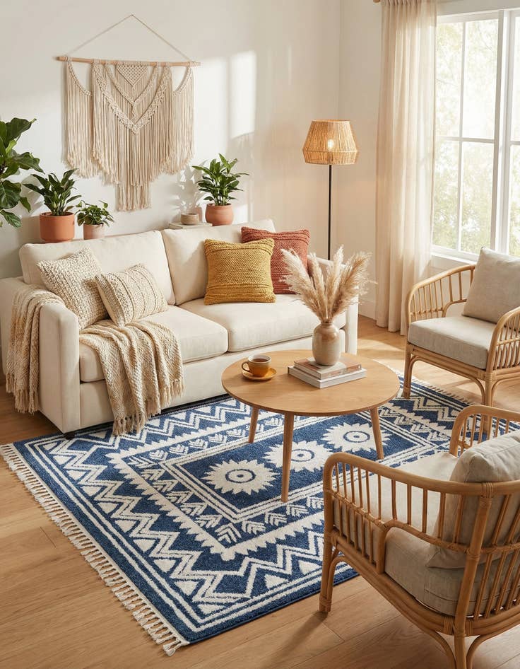 Detail image of  9' x 12' Boho Rug