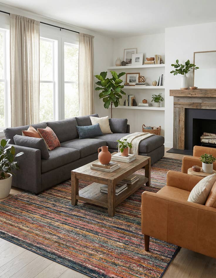 Detail image of  10' x 14' Gemstone Rug