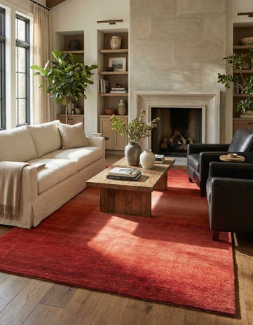 5' 8 x 8' Tibeter Terra Focus Rug